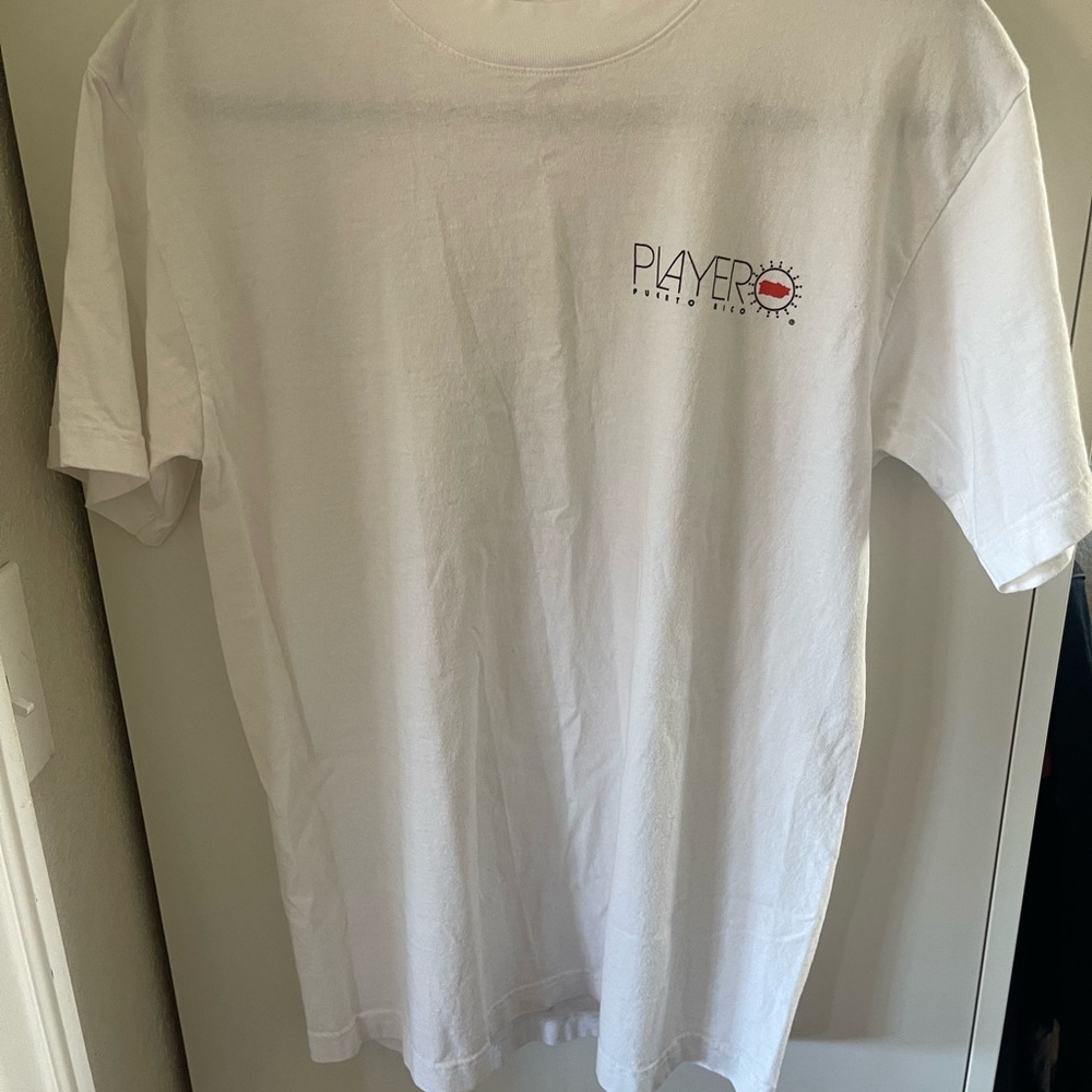 White Player Graphic Tee